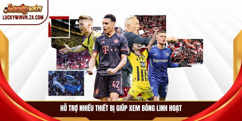 Hỗ trợ nhiều thiết bị giúp xem bóng linh hoạt