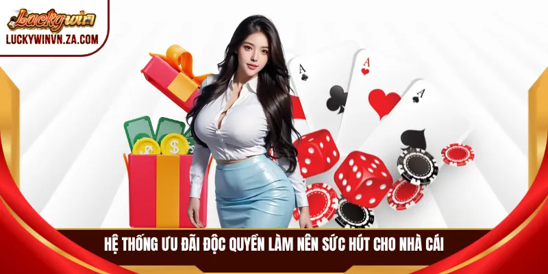 Hệ thống ưu đãi độc quyền làm nên sức hút cho nhà cái